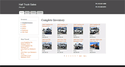 Desktop Screenshot of halltrucksales.com